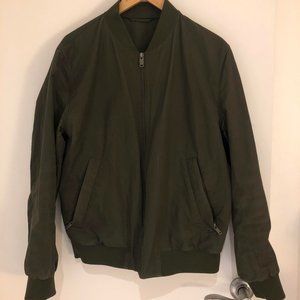 COS Men's Bomber Jacket - Khaki Green